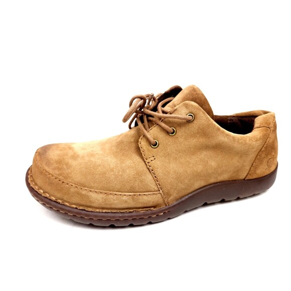 Born Mens Nigel 3-Eye Oxford Rust Brown Suede Distressed Size 9.5 M Shoes main image 4